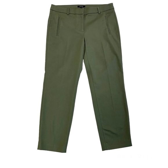 Rw&co olive green High-Waist Tapered Leg Ankle pants Sz 6 NWOT - Picture 1 of 12